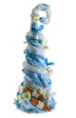 Artificial hand maded christmas tree Royalty Free Stock Photo