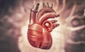 Artificial human heart concept Royalty Free Stock Photo