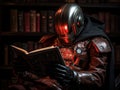 Artificial Intellect: Android Engrossed in a Good Read