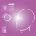 Artificial intelligence,ai,chip,computer,vector,Artificial intelligence concept