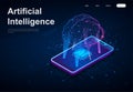 Artificial Intelligence or AI concept Royalty Free Stock Photo