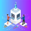 Artificial Intelligence(AI) concept with ChatGPT, artificial intelligence chatbot.