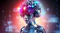 Artificial intelligence and future technologies. AI Learning and Artificial Intelligence Concept. Business, modern technology,