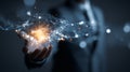 Artificial intelligence ai network connection data science technology innovation concept Royalty Free Stock Photo
