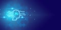 Artificial intelligence Ai self learning improving development problem solving solution tasks of future technology, ai graphics Royalty Free Stock Photo