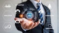 Artificial Intelligence Automation and Digital Innovation Concept Royalty Free Stock Photo