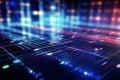 Artificial Intelligence background.Glow of Technology. Digital Life of Reason. Futuristic robot. Programming coding technology Royalty Free Stock Photo