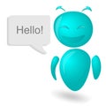 Artificial intelligence, chat bot, robot, Royalty Free Stock Photo