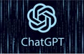 Artificial intelligence Chat GPT. Machine learning online technology concept on cloud internet big data flow binary code