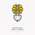 Artificial intelligence concept Royalty Free Stock Photo