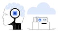 Artificial Intelligence for Recruitment and Cloud-Based CV Management Concept Royalty Free Stock Photo