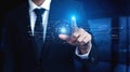 Artificial Intelligence Core with Digital Data Circuit Vouch Royalty Free Stock Photo