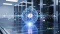 Artificial Intelligence in Data Center Royalty Free Stock Photo