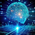 ARTIFICIAL INTELLIGENCE Data science big data technology Data scientist computing analysing visualizing complex data Royalty Free Stock Photo