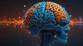 ARTIFICIAL INTELLIGENCE Data science big data technology Data scientist computing analysing visualizing complex data Royalty Free Stock Photo