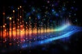 Artificial Intelligence digital binary code abstract background technology futuristic,generative ai. Royalty Free Stock Photo