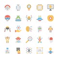 Artificial Intelligence Flat Vector Icon Pack