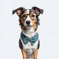 image of a couple different species of animals wearing spectacles. Royalty Free Stock Photo