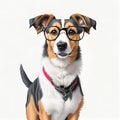 image of a couple different species of animals wearing spectacles. Royalty Free Stock Photo