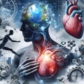 image of the current state of the human heart, mind and soul to combat the woes of the world.