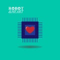 Artificial intelligence icon Royalty Free Stock Photo