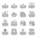 Artificial Intelligence Icon Set. Contains such Icons as AI, Robotics, Technology, Brain Processing, Android, Machine Learning and