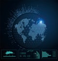 Artificial intelligence image,ai chip brain,computer vector