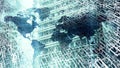 Artificial intelligence and machine learning digital world transformation Royalty Free Stock Photo