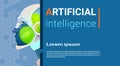 Artificial Intelligence Modern Robot Brain Technology