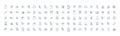 Artificial intelligence line icons collection. Robotics, Automation, Learning, Intelligence, Neural, Machine, Algorithm