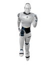 Artificial intelligence robot or cyborg move Royalty Free Stock Photo