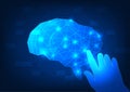 Artificial intelligence technology, or AI, that can process information quickly. Using the process of learning from data To help