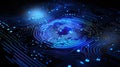 artificial intelligence technology, cpu on the circuit board, internet, big data, machine, generative ai Royalty Free Stock Photo