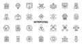 Artificial Intelligence and Technology Icon Set with AI Symbols Keywords: artificial intelligence, AI, technology Royalty Free Stock Photo