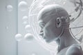 Artificial intelligence - thinking machine and technology concept - AI generative