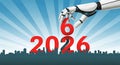 Artificial Intelligence and the Year 2026 Shaping the Future of Technology and Innovation Royalty Free Stock Photo