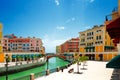 An artificial island Pearl-Qatar in Doha, Qatar