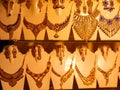 Artificial jewellery inside a jewellery shop in Delhi India Royalty Free Stock Photo