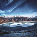 Artificial lake at auli