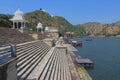 Jaisamand lake, rajasthan, India Royalty Free Stock Photo