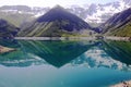 Artificial Lake de Grand-Maison, Rhone-Alpes in France