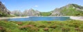 Artificial lake luner see, austria Royalty Free Stock Photo
