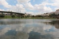 Artificial lake of Modiin, Israel