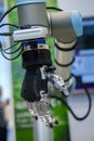 Artificial metal and plastic robotic hand