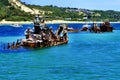 The Wrecks - the artificial reef at Moreton Island. Queensland