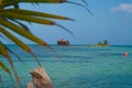 Artificial reef in San andres island Royalty Free Stock Photo