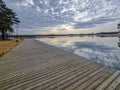 Reservoir in Sielpia Wielka, Poland.