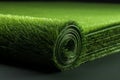 Realistic Artificial Rolled Green Grass