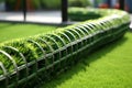 Realistic Artificial Rolled Green Grass