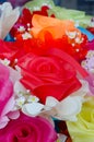 Artificial rose flowers bouquet Royalty Free Stock Photo